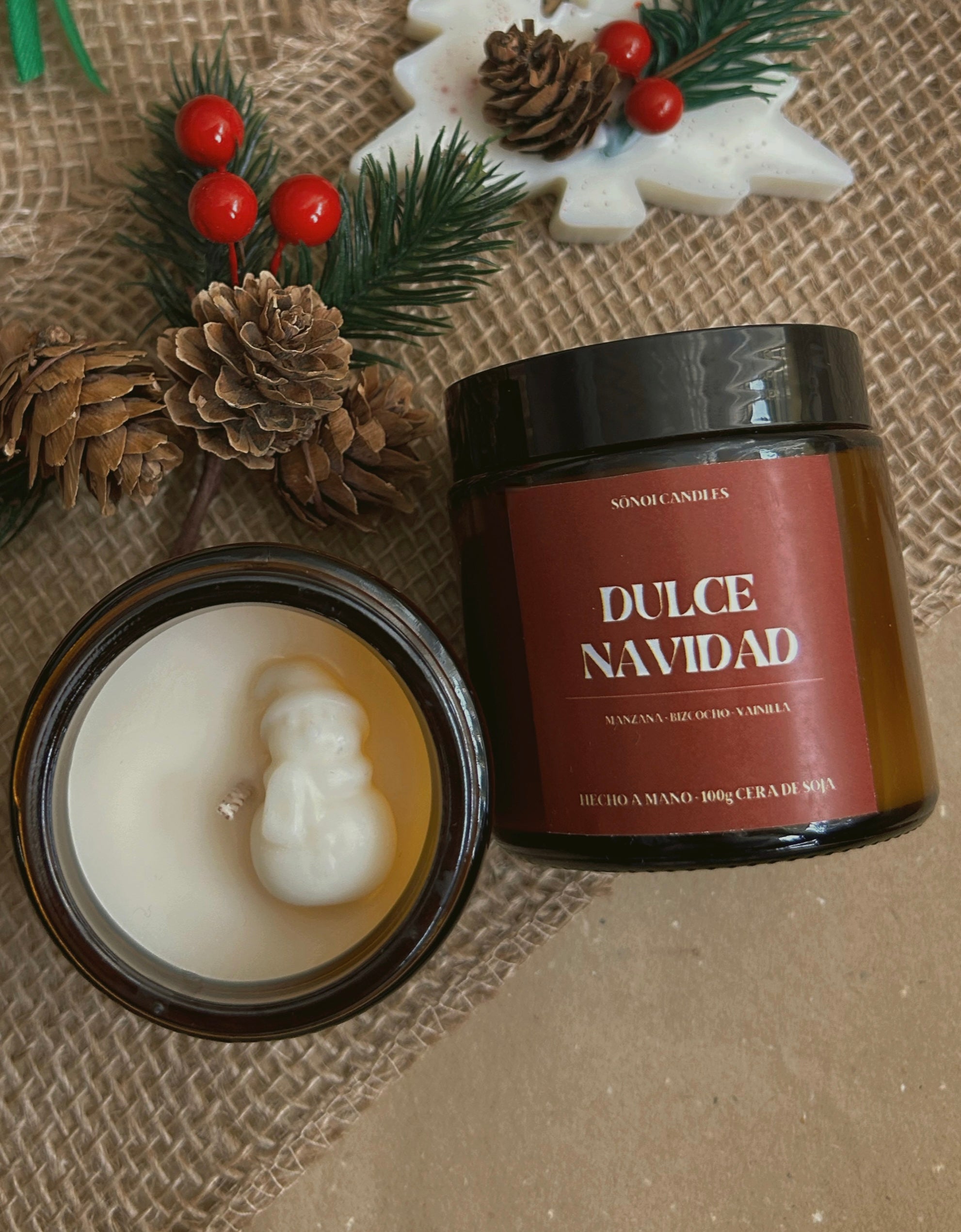 Vela Dulce Navidad • Pudín de manzana