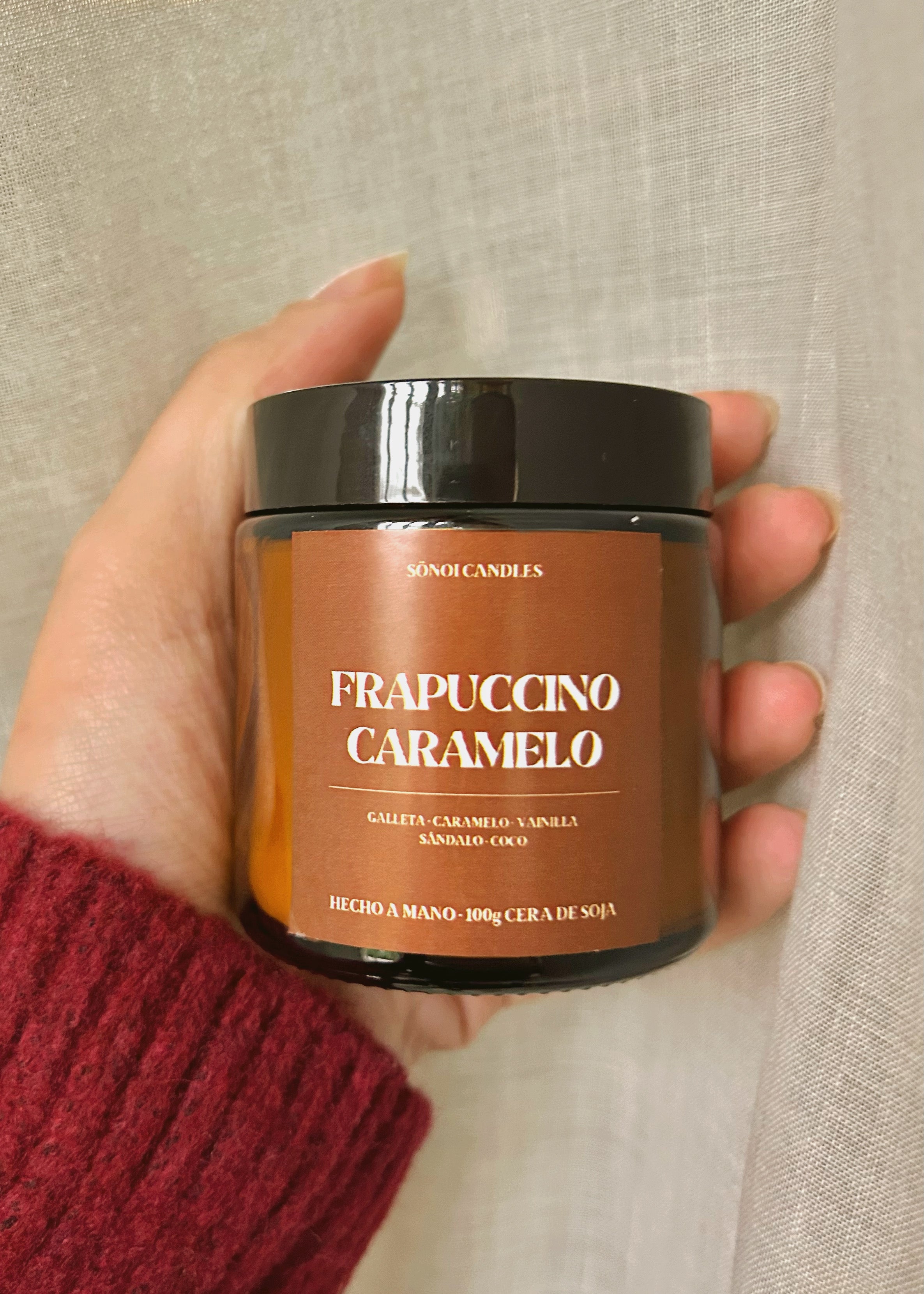 Vela otoño • Frapuccino caramelo