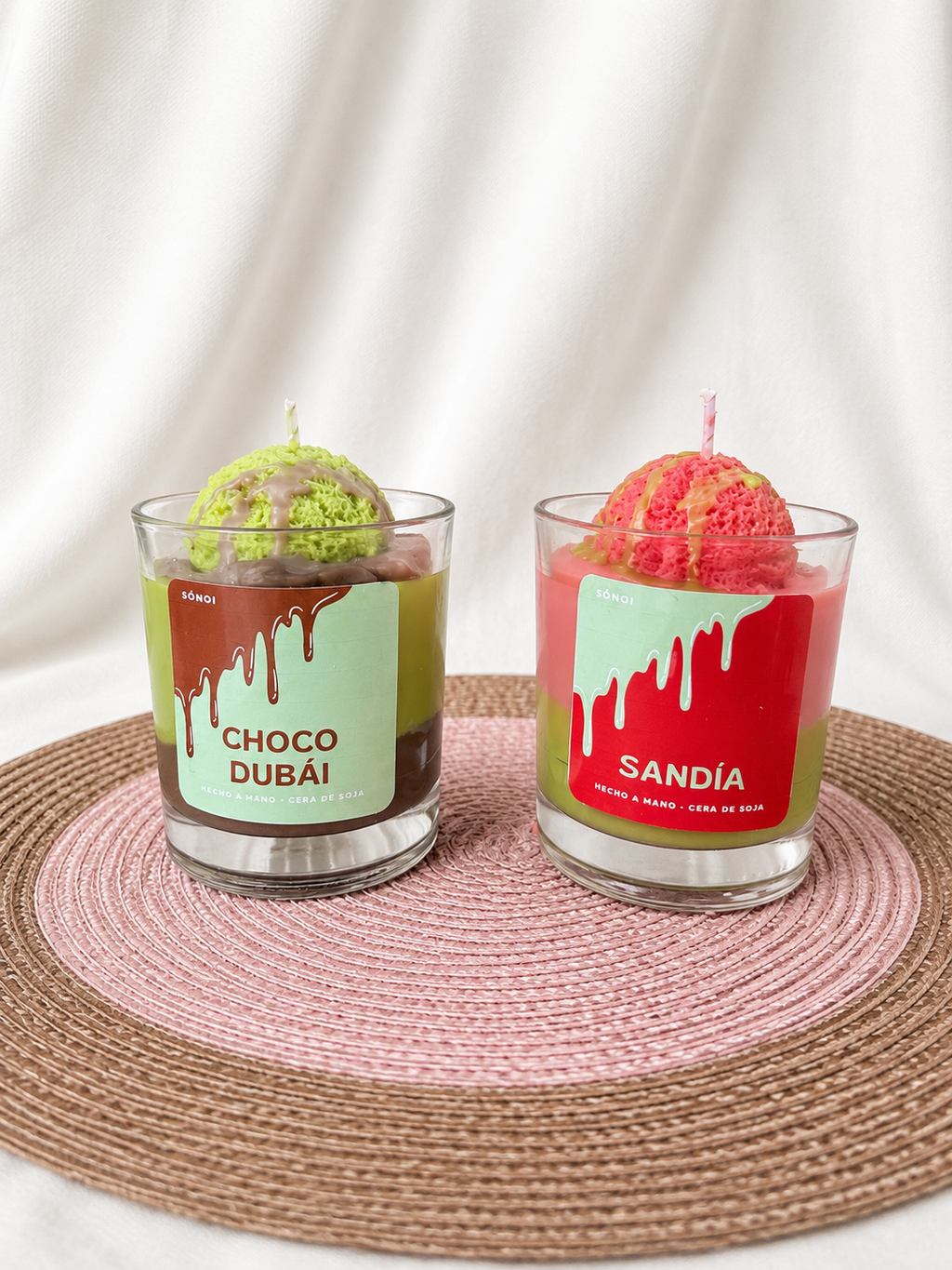 Vela helado • Sandía / Choco Dubái