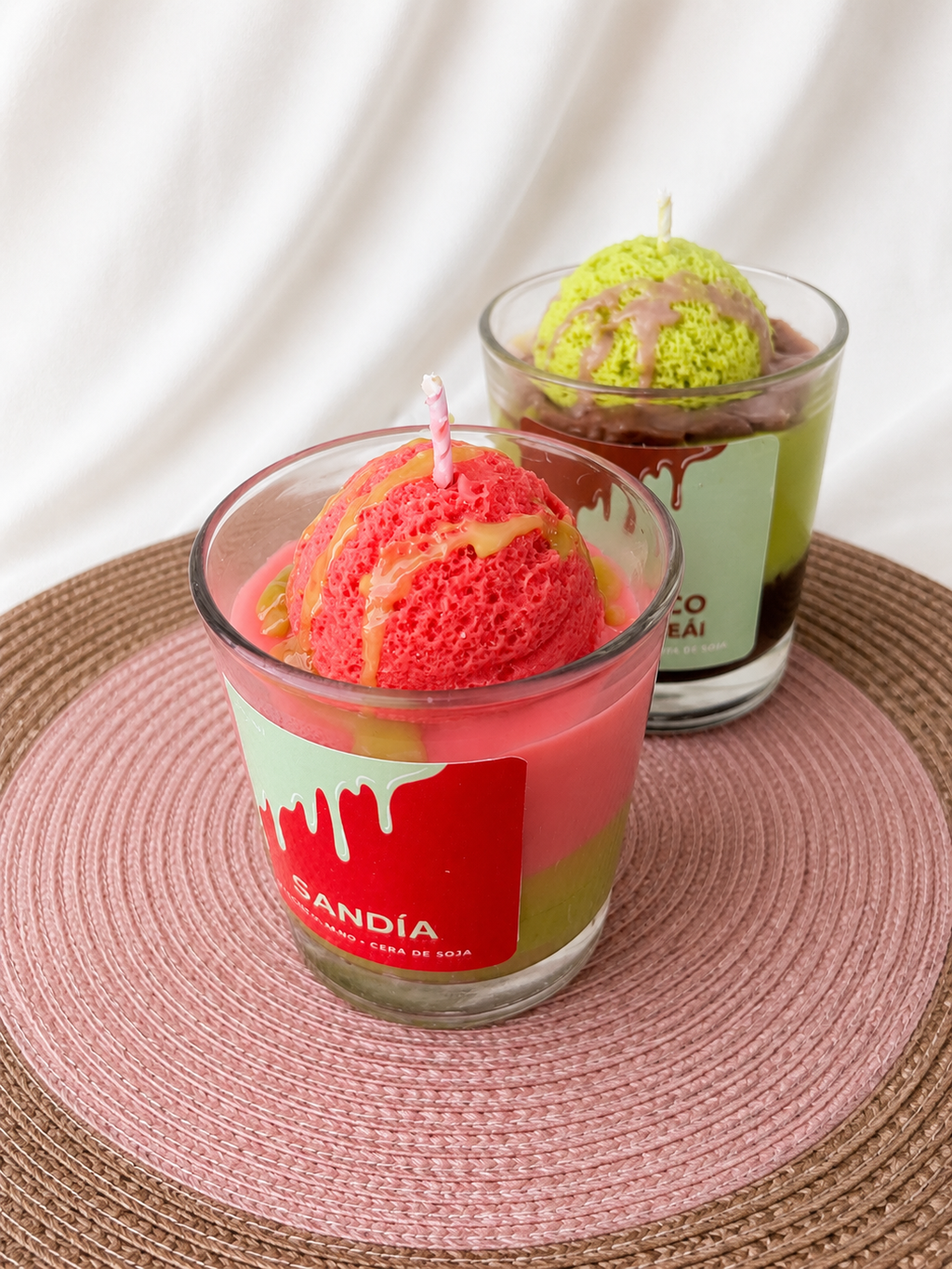 Vela helado • Sandía / Choco Dubái