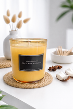 Vela ámbar• Leche de coco y vainilla