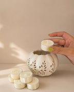 Portavelas + 6 velas de té