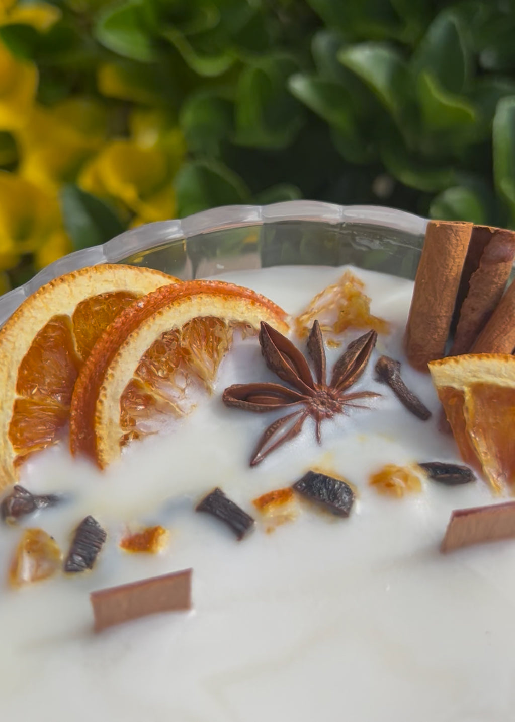 Vela copa botánica • Naranja y especias dulces
