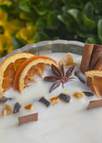 Vela copa botánica • Naranja y especias dulces