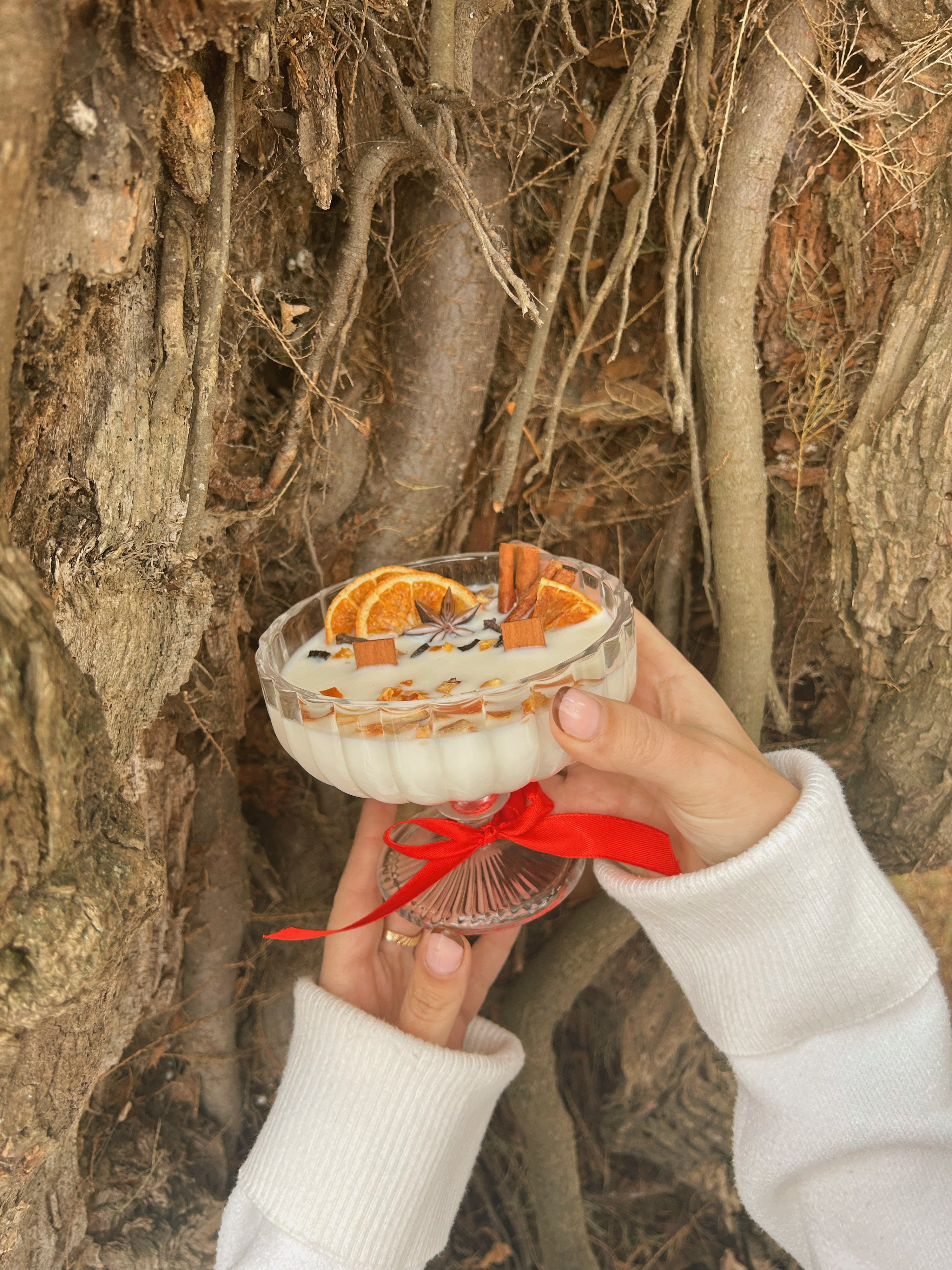 Vela copa botánica • Naranja y especias dulces