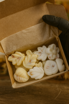 Cajita mini Wax melts Otoño • Naranja especiada y almendro en flor/miel