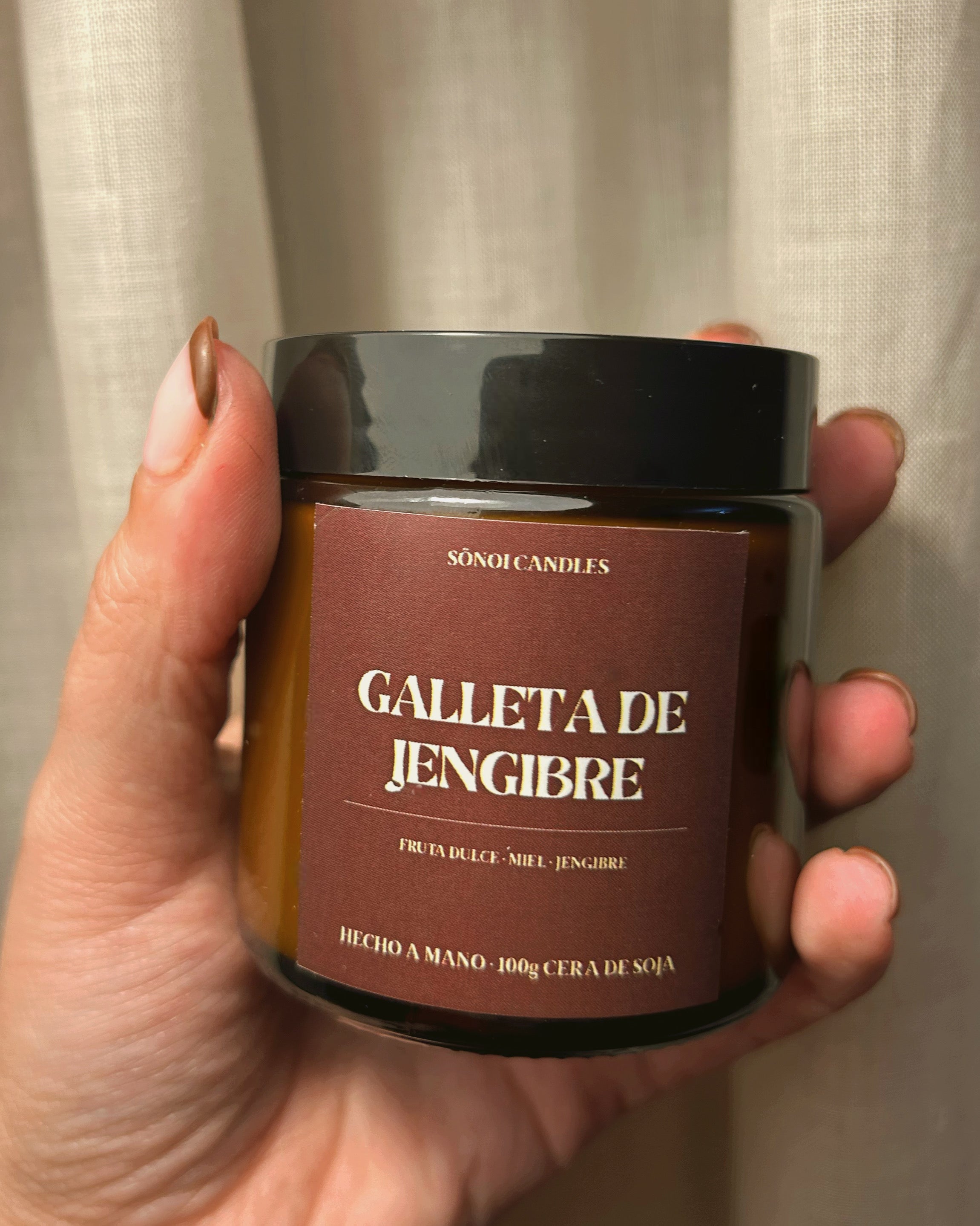 Vela galleta de jengibre