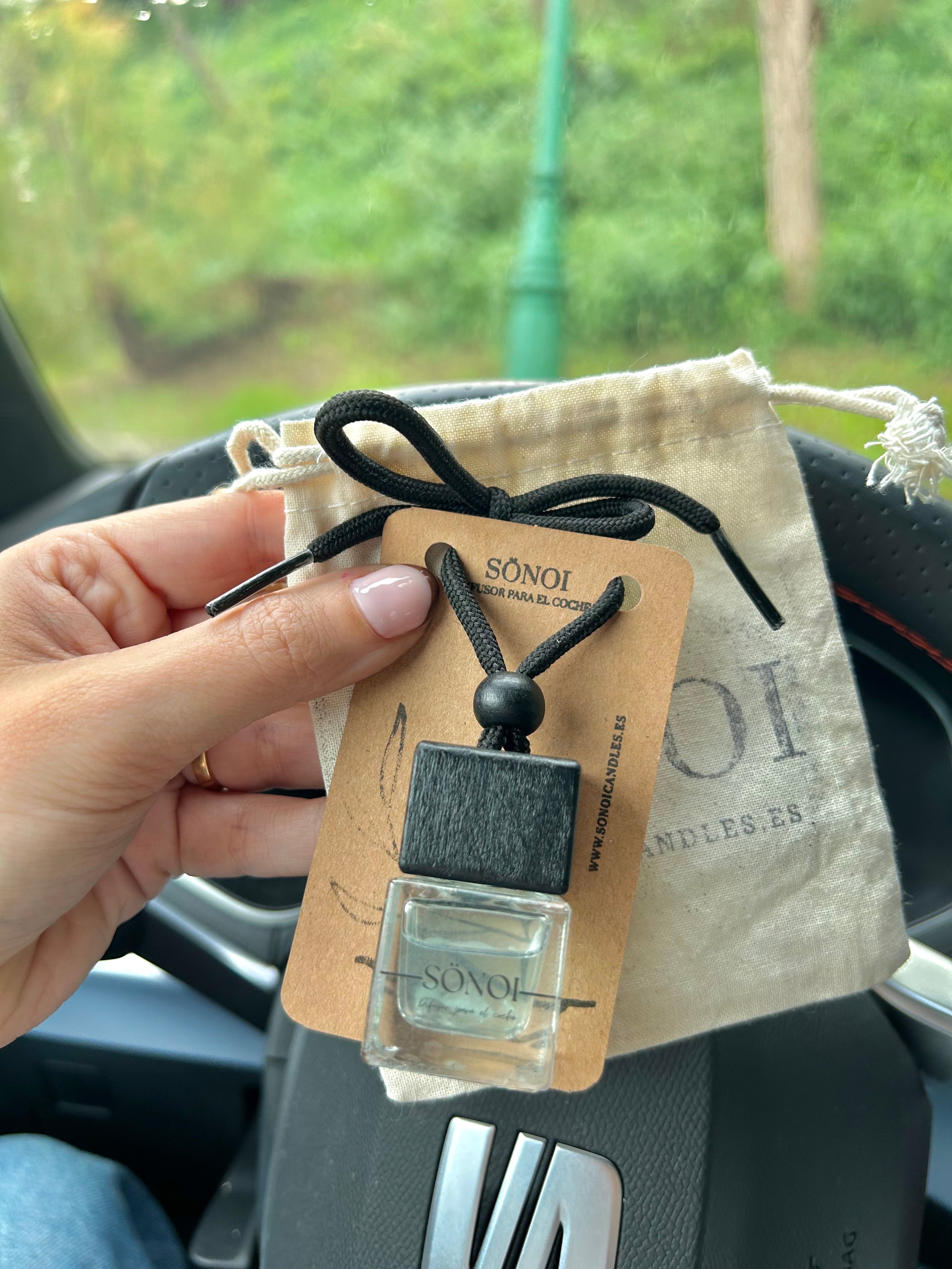 Difusor para coche •Negro• Prototipo Blue de Chanel y cuarzo