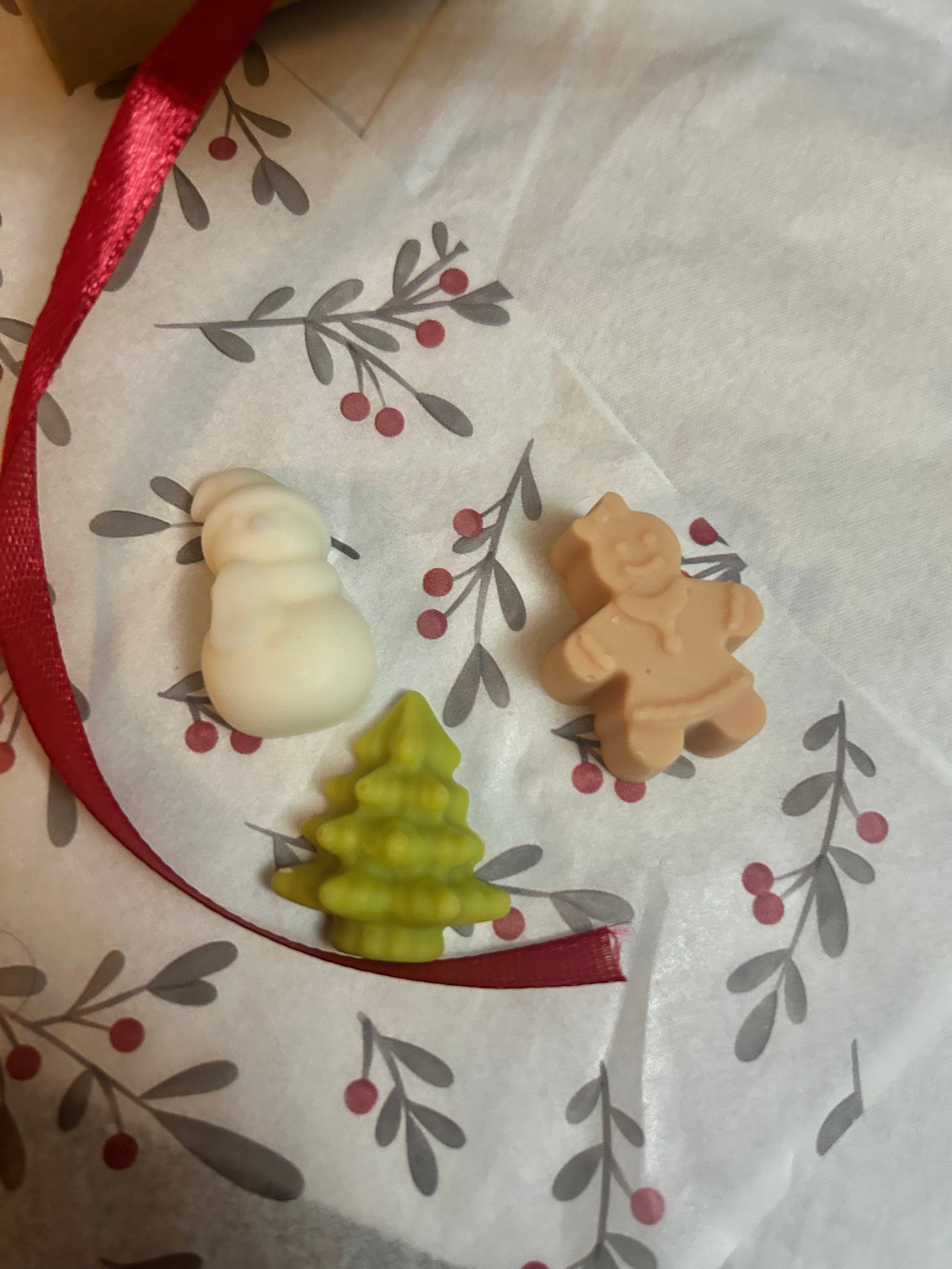 Mix Wax melts Navidad • Galleta de almendra, pudín de manzana y galleta de jengibre