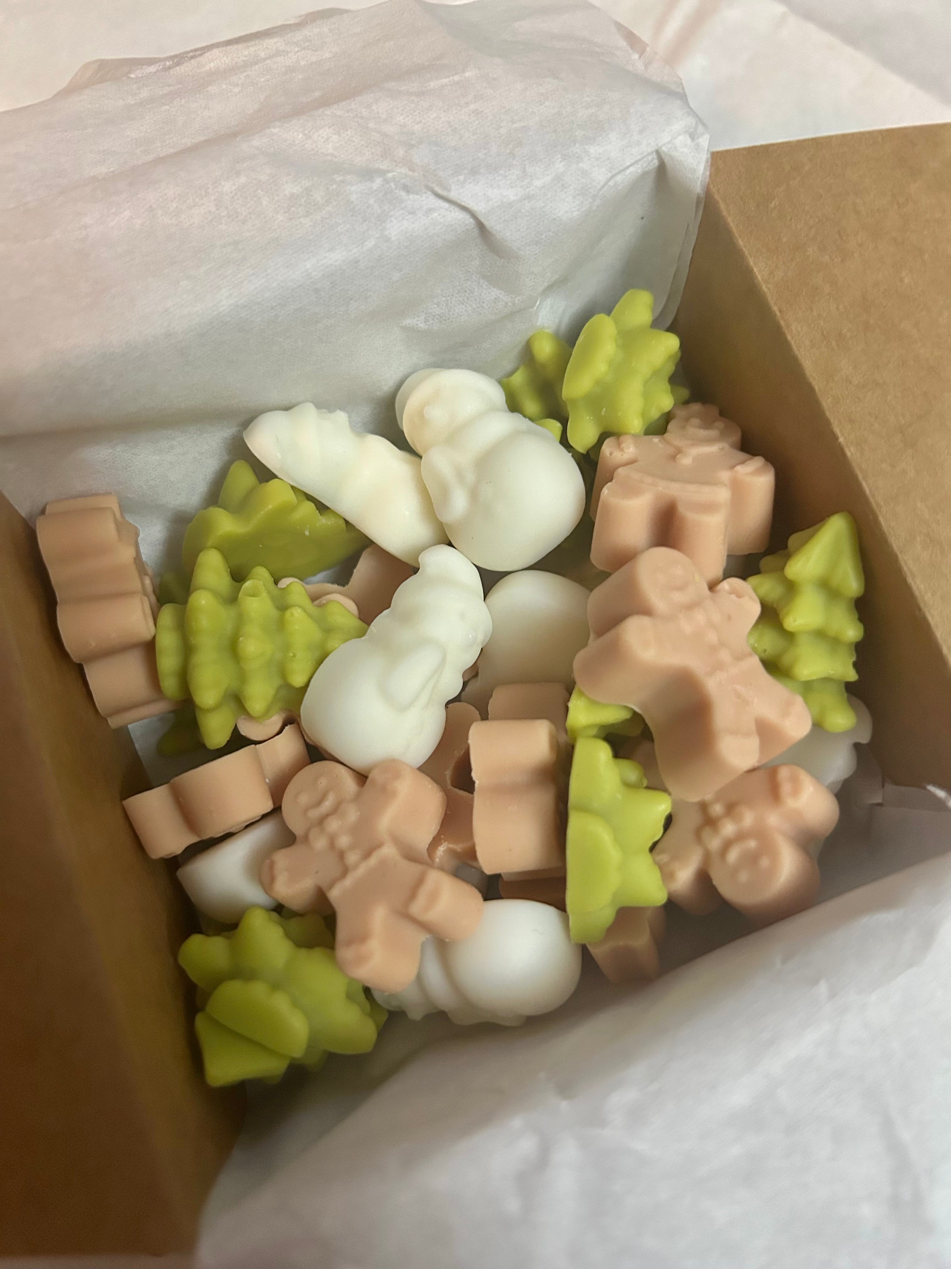 Mix Wax melts Navidad • Galleta de almendra, pudín de manzana y galleta de jengibre