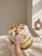Vela pudín de plátano & TOFFEE