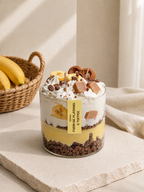 Vela pudín de plátano & TOFFEE
