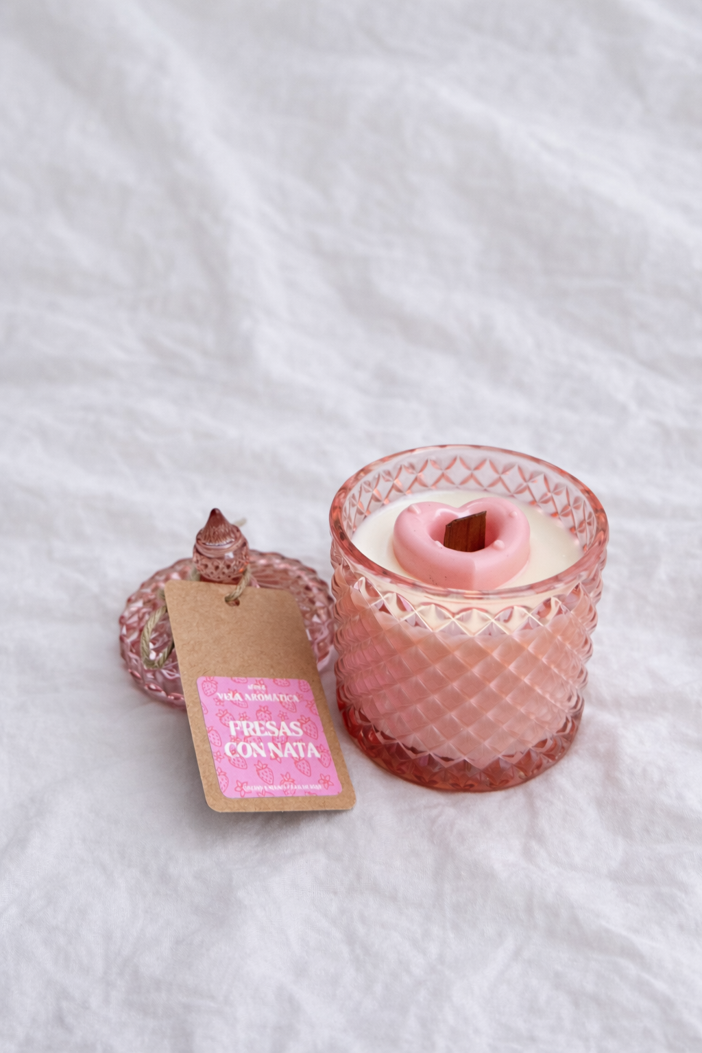 Vela aromática XL Fresas con nata • Outlet