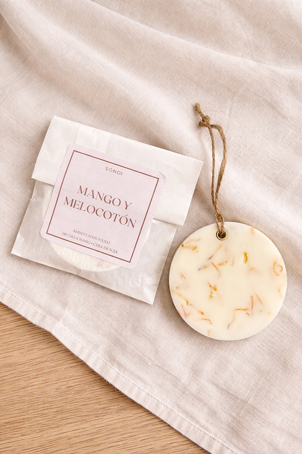 Ambientador sólido • Mango y melocotón • Armario
