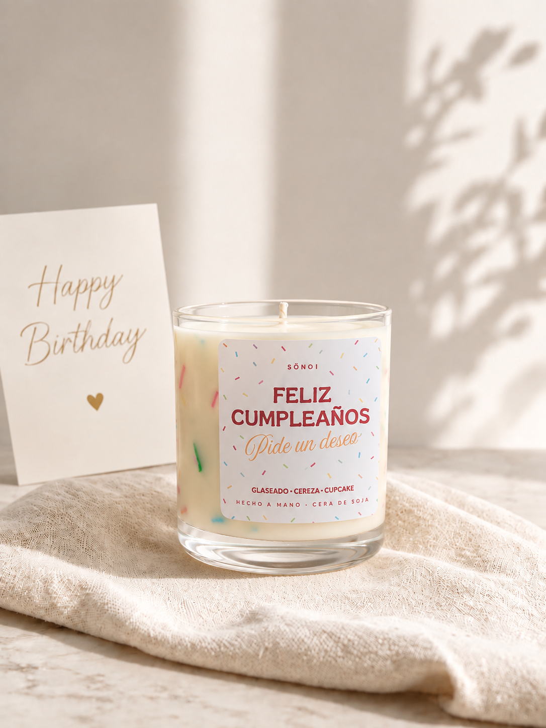 Vela feliz cumpleaños