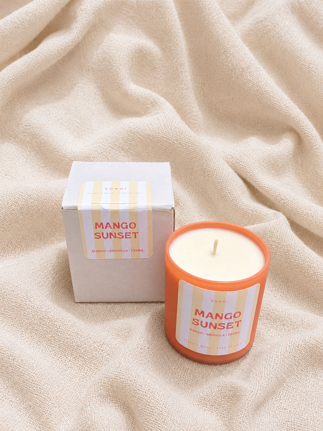 Mini vela MANGO SUNSET