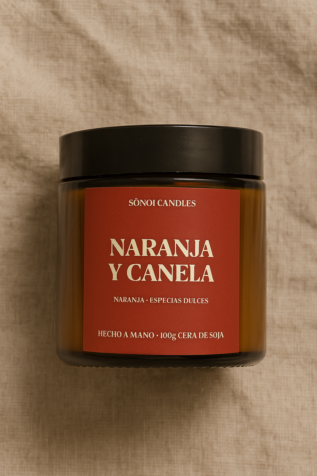 Vela otoño • Naranja y dulces especias