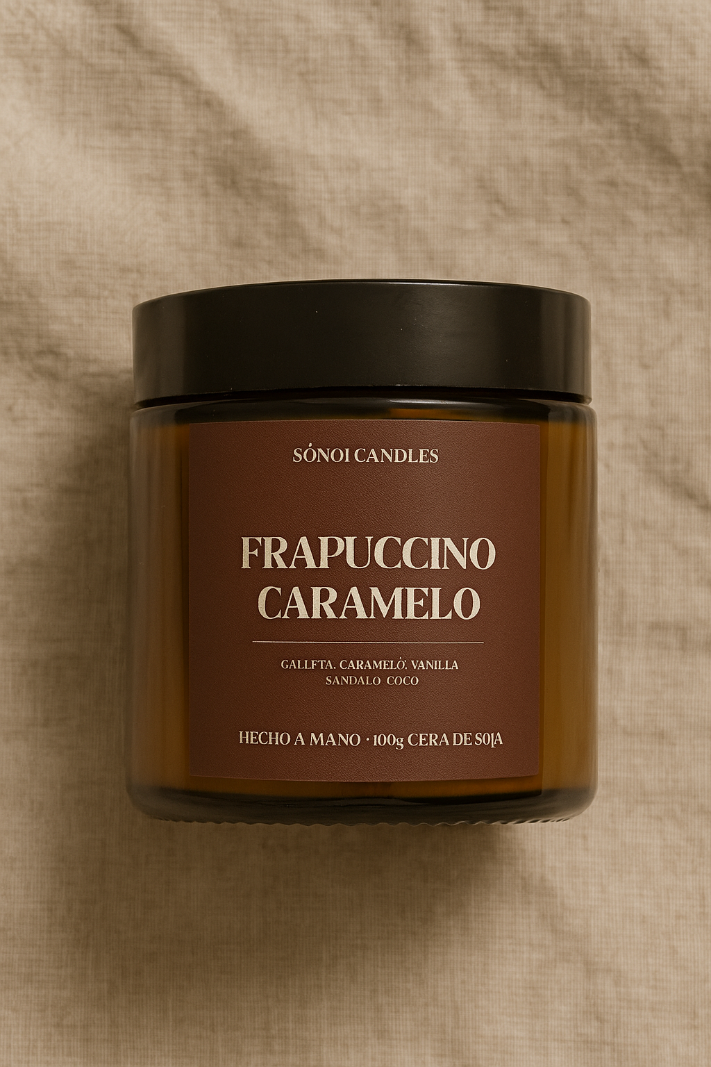 Vela otoño • Frapuccino caramelo