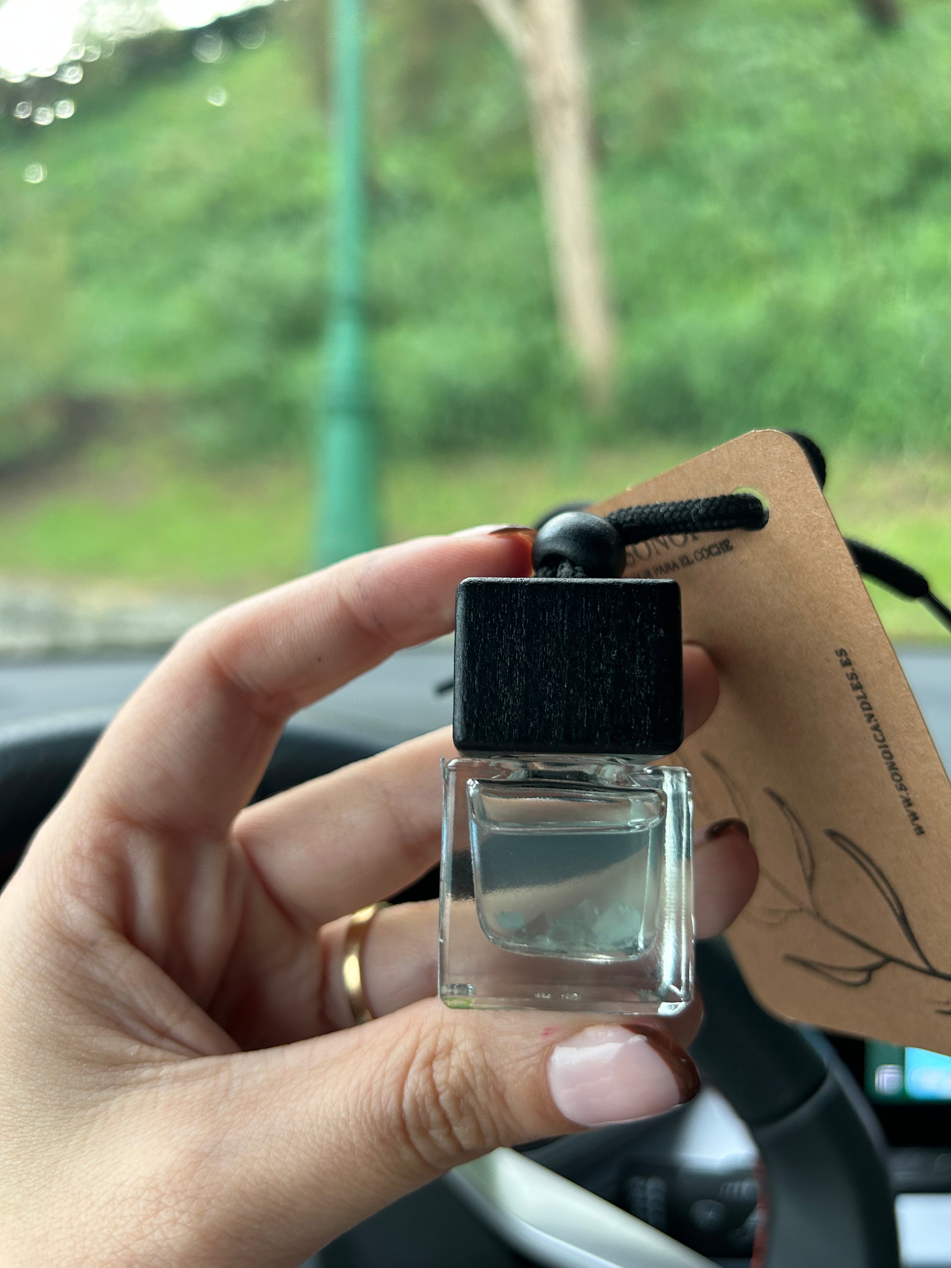 Difusor para coche •Negro• Prototipo Blue de Chanel y cuarzo