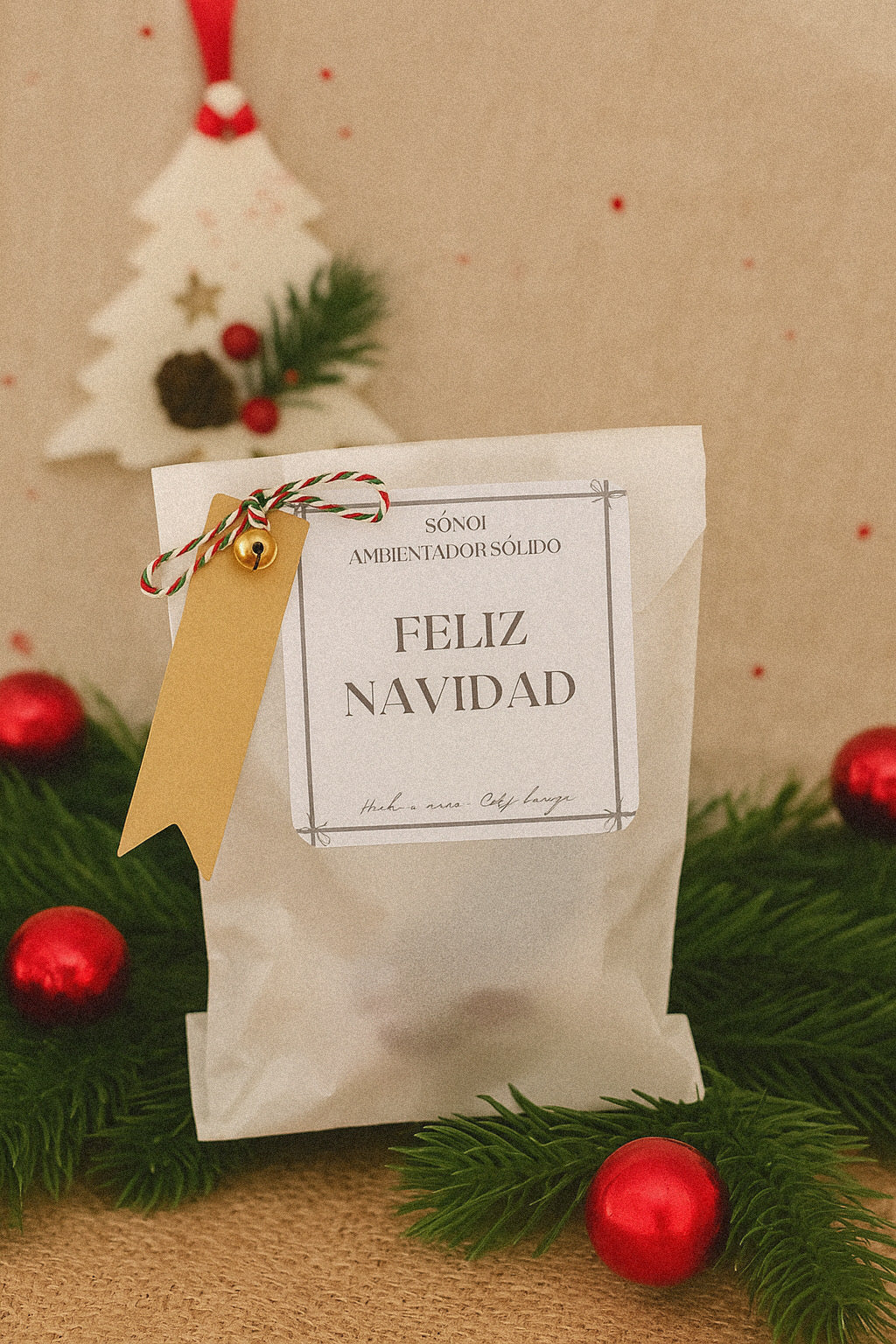 Ambientador sólido Navidad • Galleta de almendra