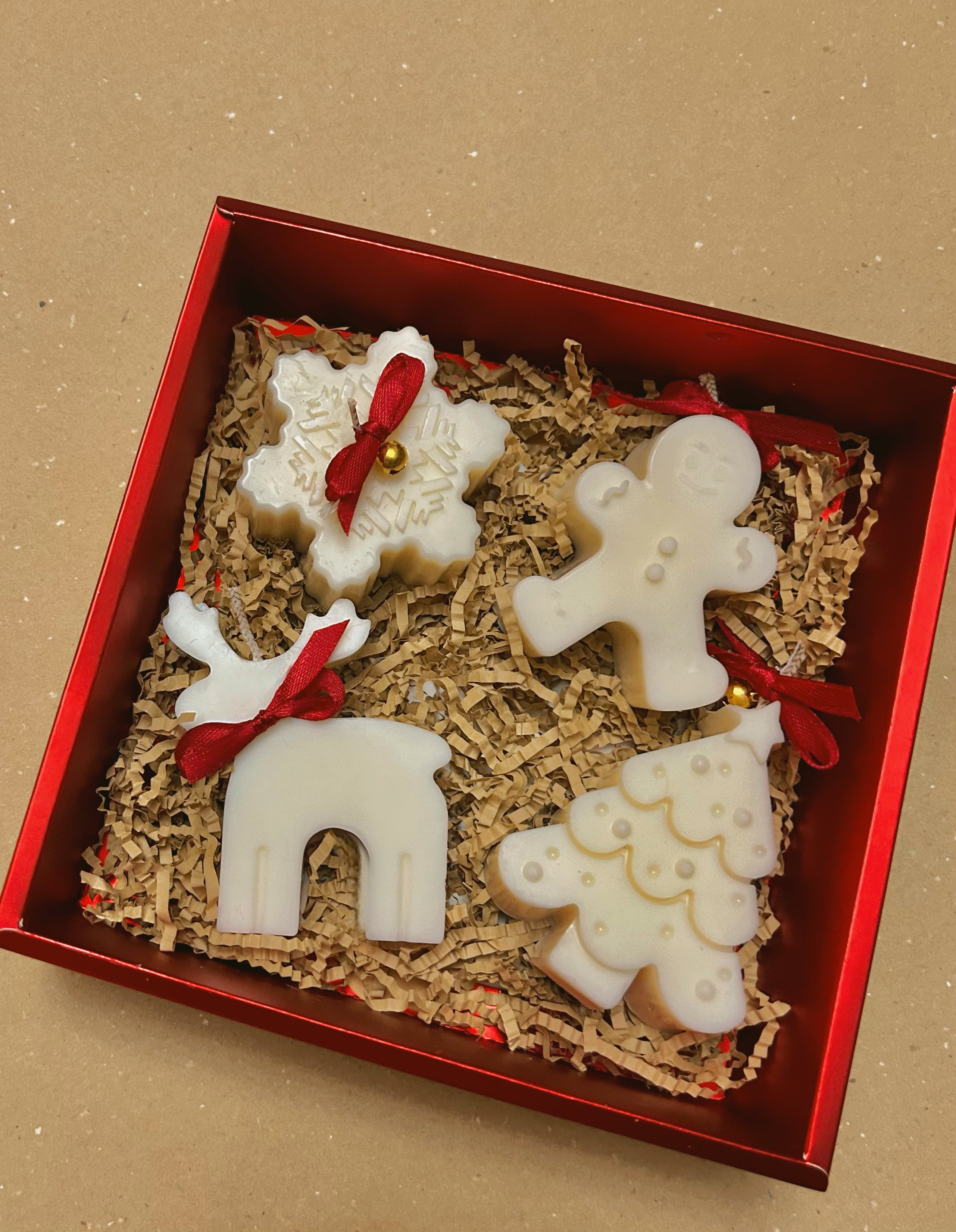 Pack Navidad 4 •Velas de vainilla y galleta