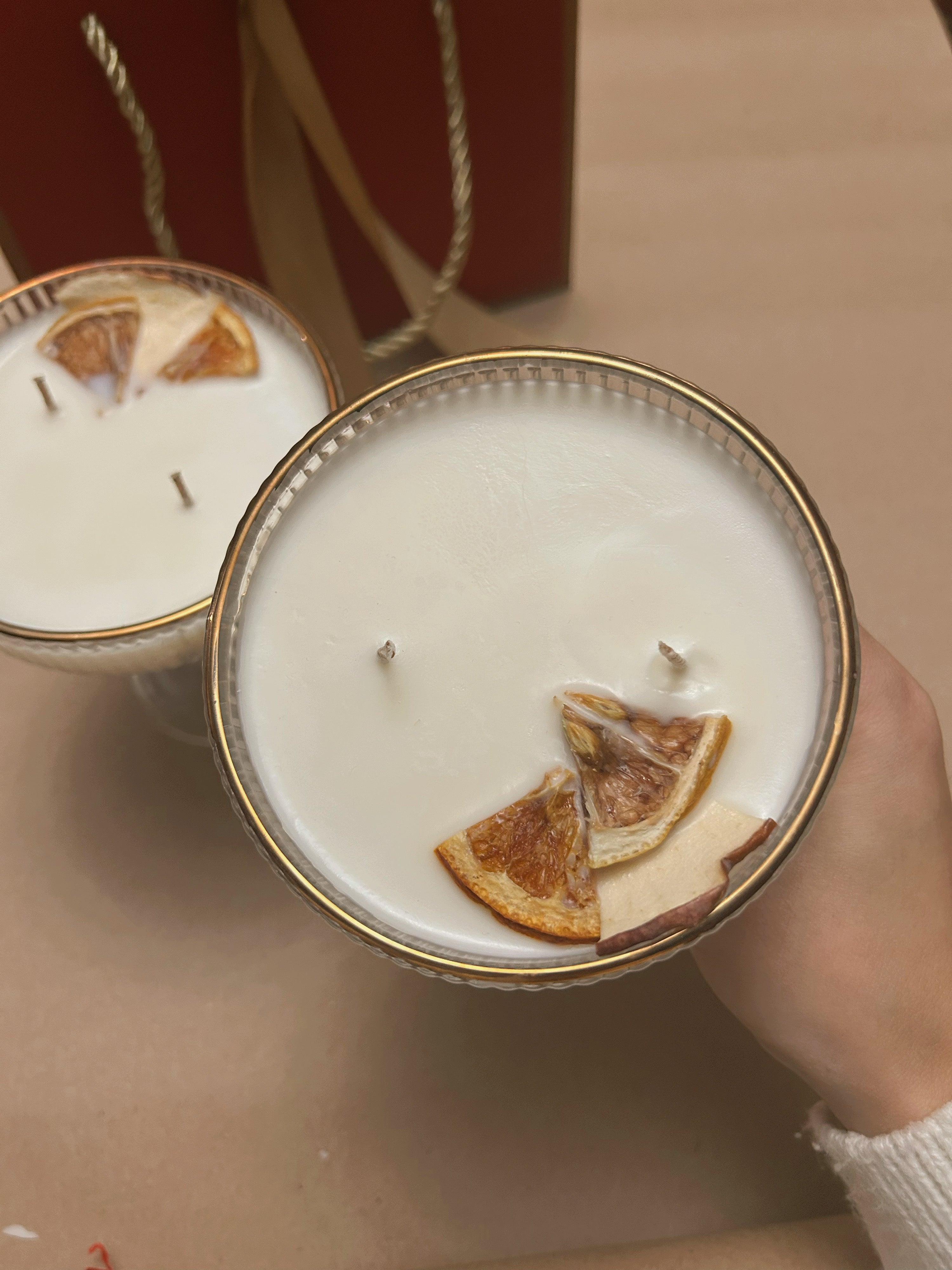 Vela copa ponche de frutas