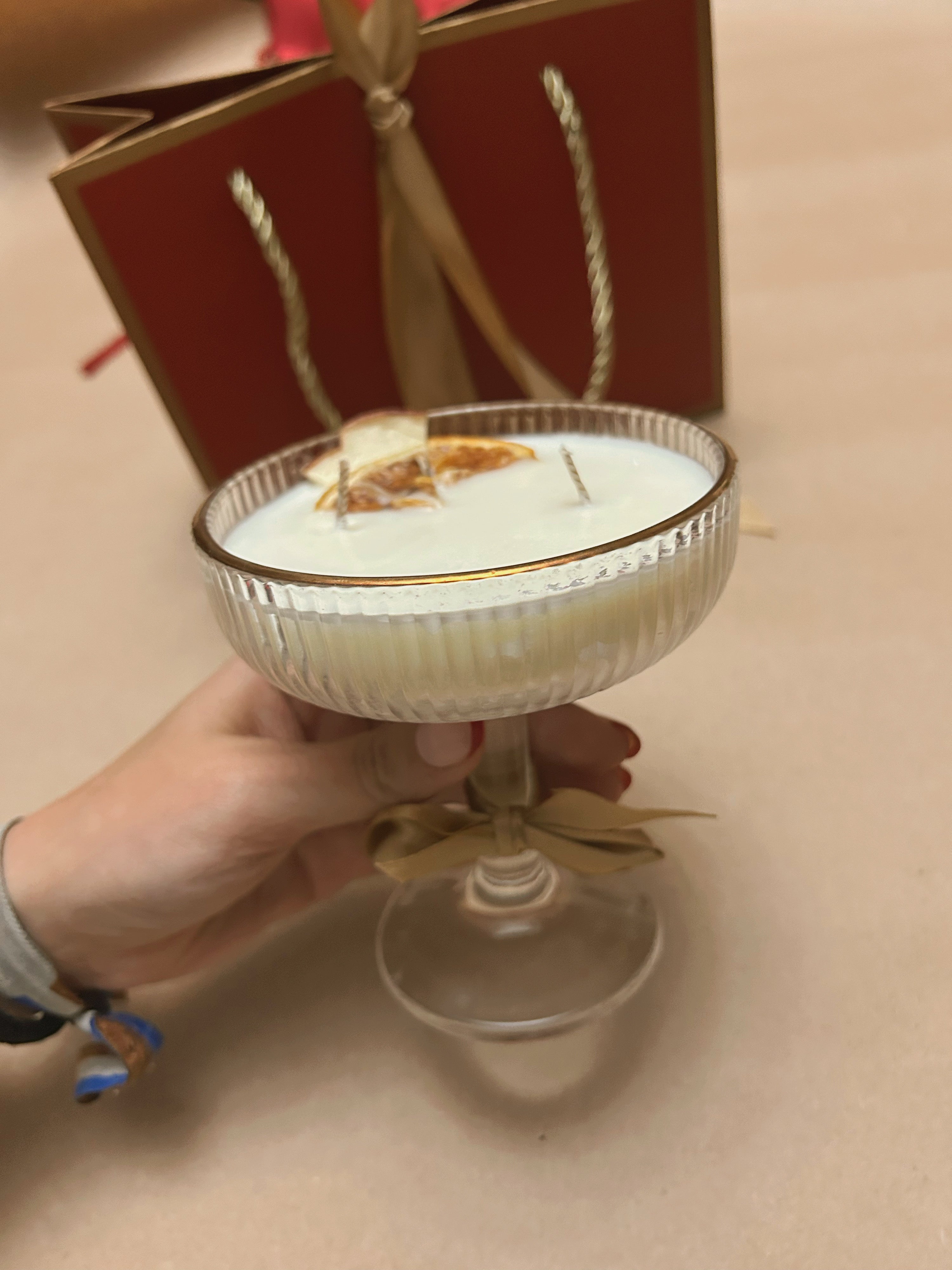 Vela copa ponche de frutas